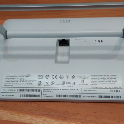 Tablet Cisco Telepresence Touch 10 like new