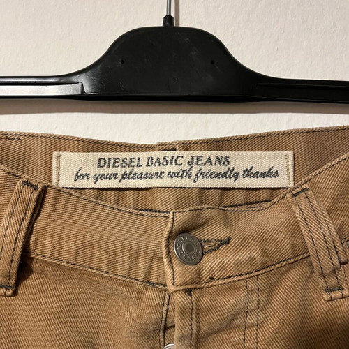 Diesel brown men jeans pants used, size 36