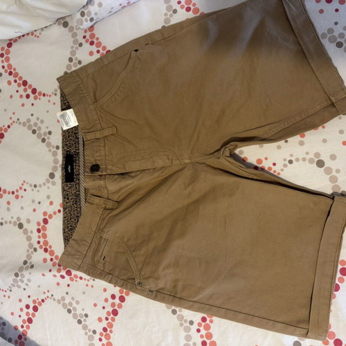Celio men's shorts like new, beige and brown, size 42