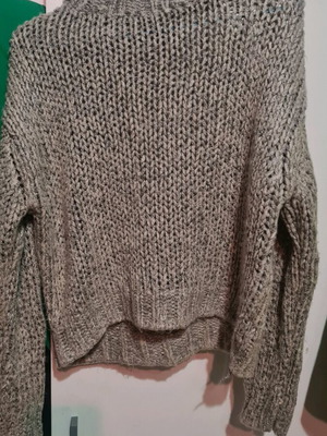 Pullover S gray new