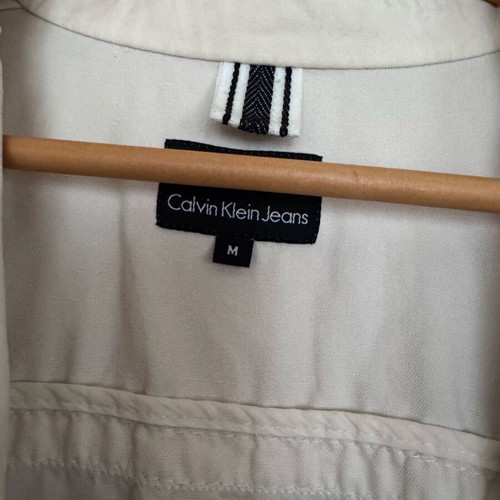 Calvin Klein Jeans jacket used, size Medium, white