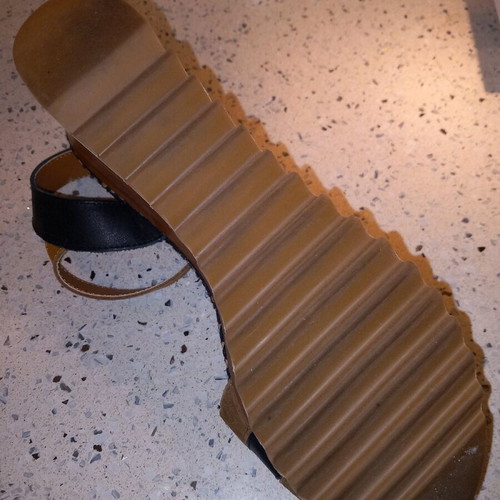 Gioseppo women's shoes new, two-tone leather platform size 41