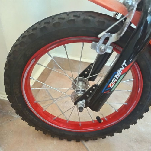 Orient Tiger BMX kids bike 14 inch, red with orange details