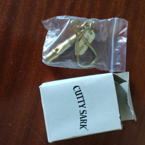 Cutty Sark Keychain Whistle New