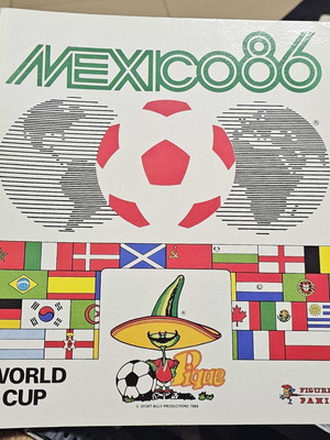 Panini Mexico 1986 vintage football sticker album