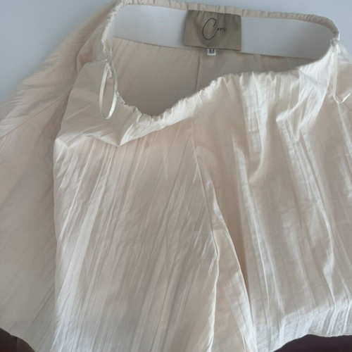 Cori high-waisted shorts like new, beige, airy viscose