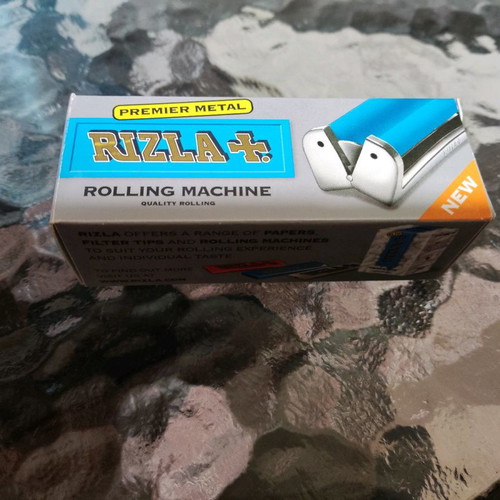 Rizla cigarette rolling machine new metal blue