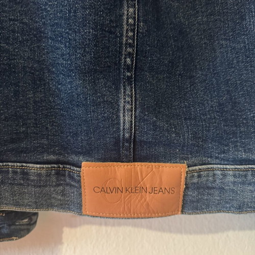 Calvin Klein Jeans denim jacket like new, size small, blue