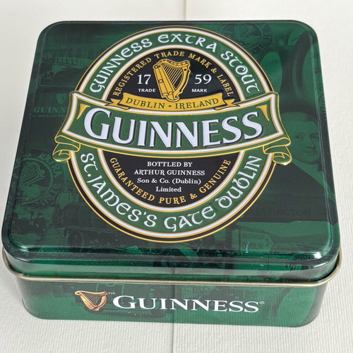 Collectible metal Guinness box new