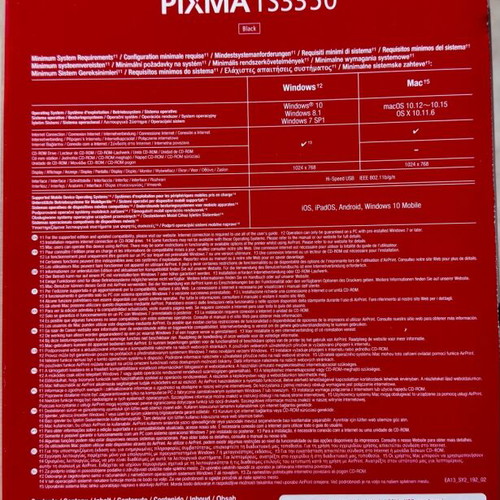 Canon PIXMA TS3350 printer new with WiFi and inks