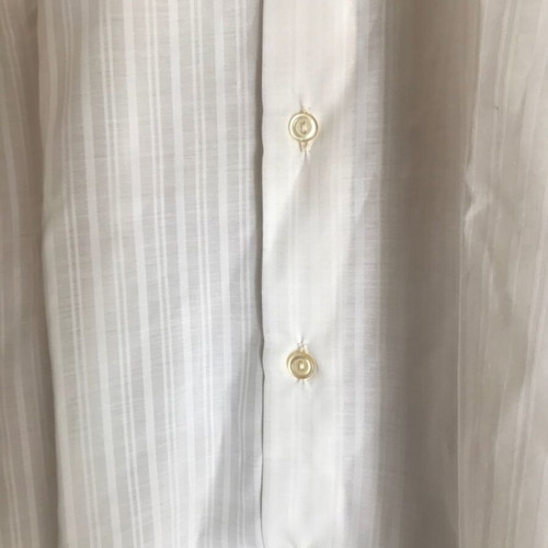 Elite women's shirt used, white striped, size 39 (M) retro