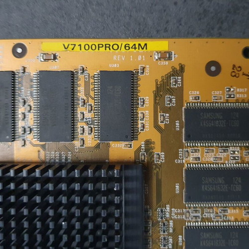 Asus V7100PRO 64M AGP 64MB VGA graphics card used retro