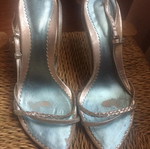 Esthissis silver sandals used, size 38