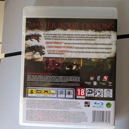 Darkness II PS3 game