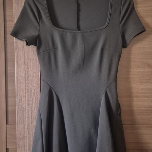 Shein black skater dress size Small like new