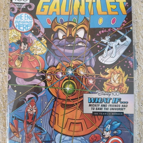 Marvel The Infinity Gauntlet What If comic with Disney characters