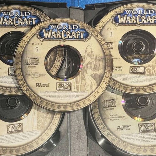 WOW World Of Warcraft PC/MAC CD ROM like new