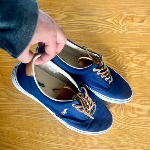 Polo Ralph Lauren blue athletic shoes size 46 like new