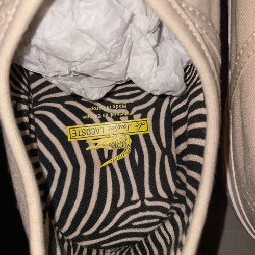 Lacoste sneakers new, exclusive collaboration with National Geographic, beige