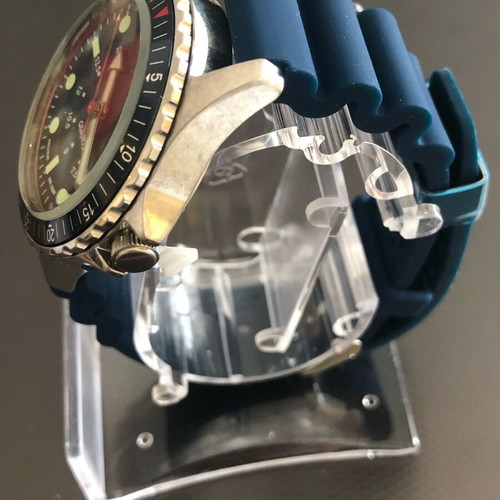 Timex Navi Depth men's watch new with blue silicone strap