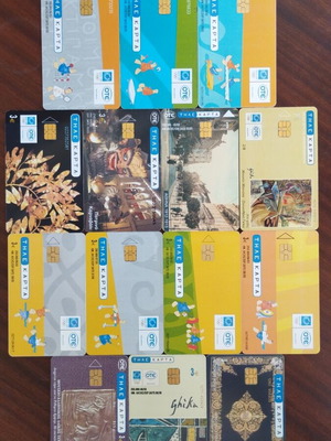 Greek phone cards, pack of 30, 2003