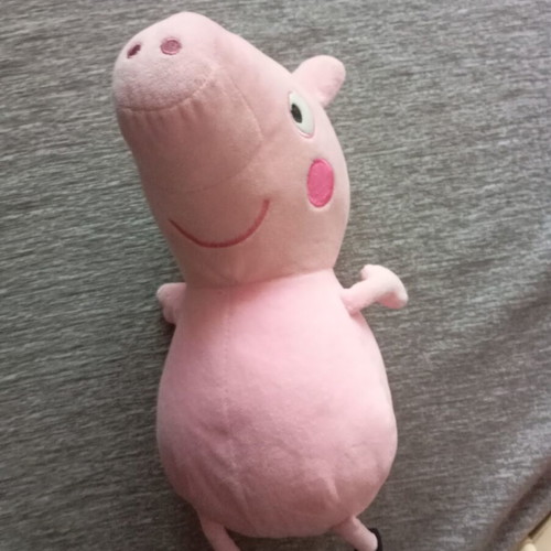 Peppa Pig plush soft toy with hanging cord
