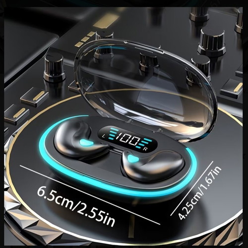 Wireless earbuds with LED display and type C charging new