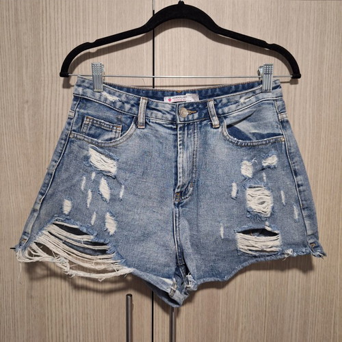 Marmalady high-waisted distressed denim shorts size S like new