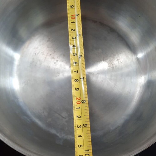 Large Vintage pot like new with 24 karat gold plating