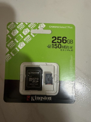 Kingston Canvas Select Plus microSDHC 256GB Class 10 UHS-I 150MB/s καινούργιο με αντάπτορα