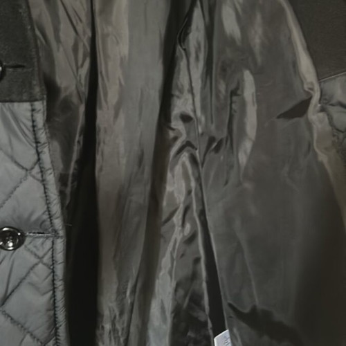 Chief coat for girls like new, with detachable hood, black