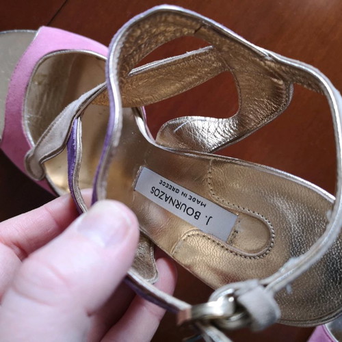 J.Bournazos sandals used, size 37, pink