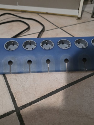 Legrand 6-Outlet Schuko Power Strip with Surge Protection