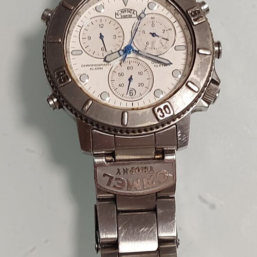 Camel men's quartz chronograph watch Divers 100m, 40mm
