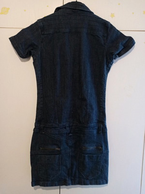 Denim mini dress size 38 used