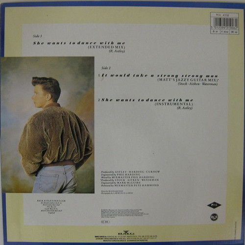 Rick Astley She Wants To Dance With Me Maxi Single new