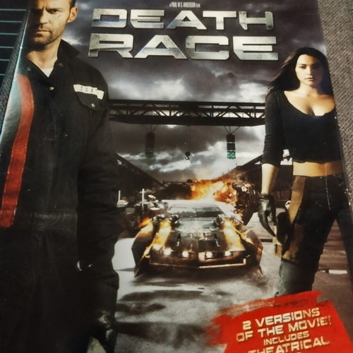 Death Race DVD like new, unrated widescreen edition with slipcover