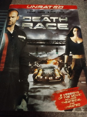 Death Race DVD like new, unrated widescreen edition with slipcover