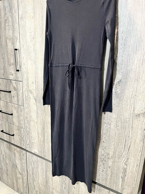 Zara cotton dress black like new, size S