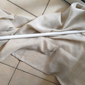 Κουρτινόξυλο ρυθμιζόμενο 70-120cm + Κρίκος κουρτίνας με κλιπ και γάντζο