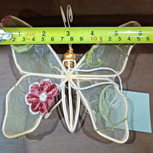 Decorative embroidery set new, butterfly and shoe