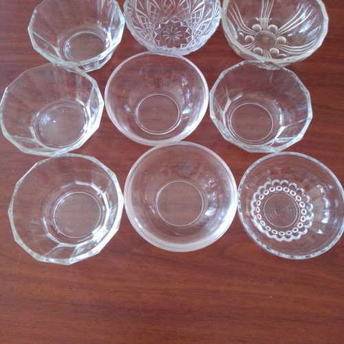Bowls used, pack of 9 different