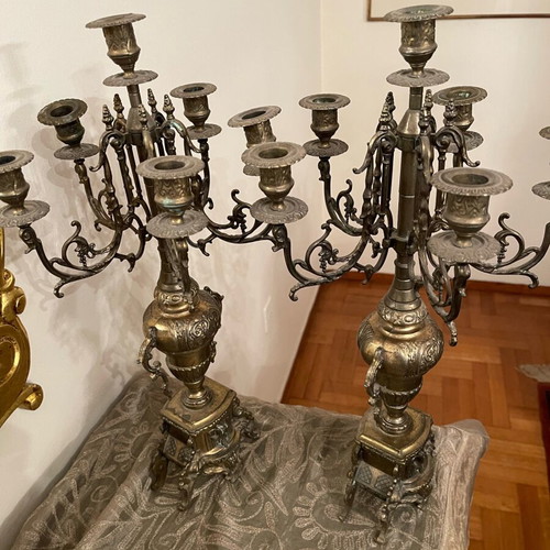 Vintage brass candlesticks like new