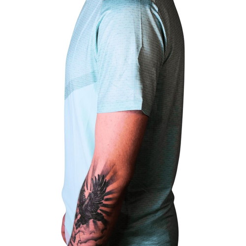 Legendary turquoise coral athletic T-shirt, L size
