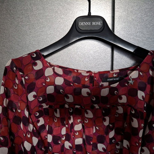 Denny Rose blouse long sleeve like new, multicolored
