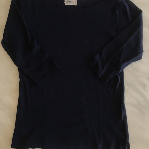 Zara blue top with short sleeves, size M, like new