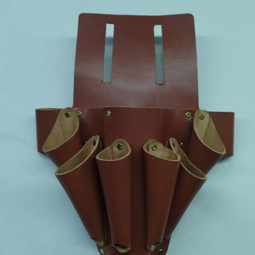 Tool belt pouch new, genuine leather, handmade, tan color