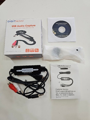 DIGITNOW USB 2.0 κάρτα καταγραφής ήχου για MP3 WAV