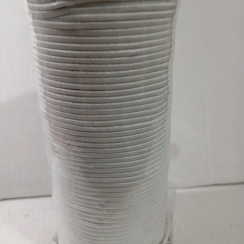 Round white sewing elastic, 2.5 mm thickness, 100 meters new