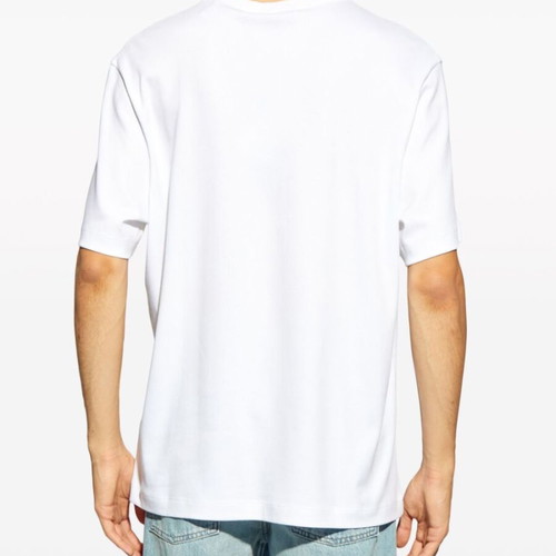T-Shirt κοντομάνικη μπλούζα Helmut Lang logo λευκή μέγεθος Large καινούργιο